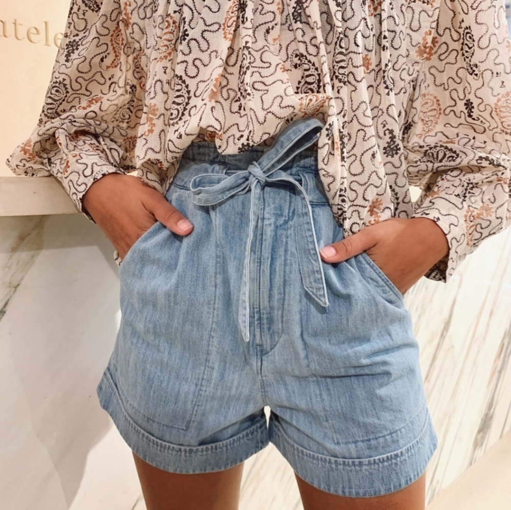 Isabel Marant Etoile Marius Denim Shorts